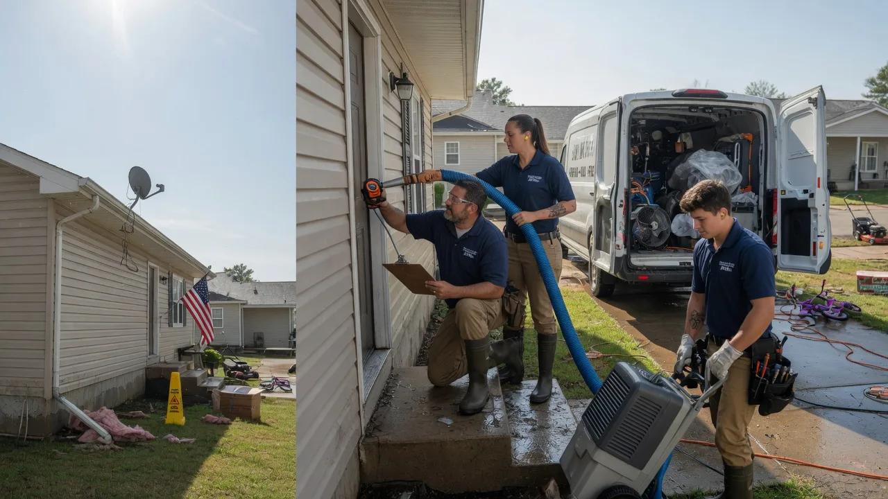 Ceiling Water Damage Restoration in Armbrust, PA near me